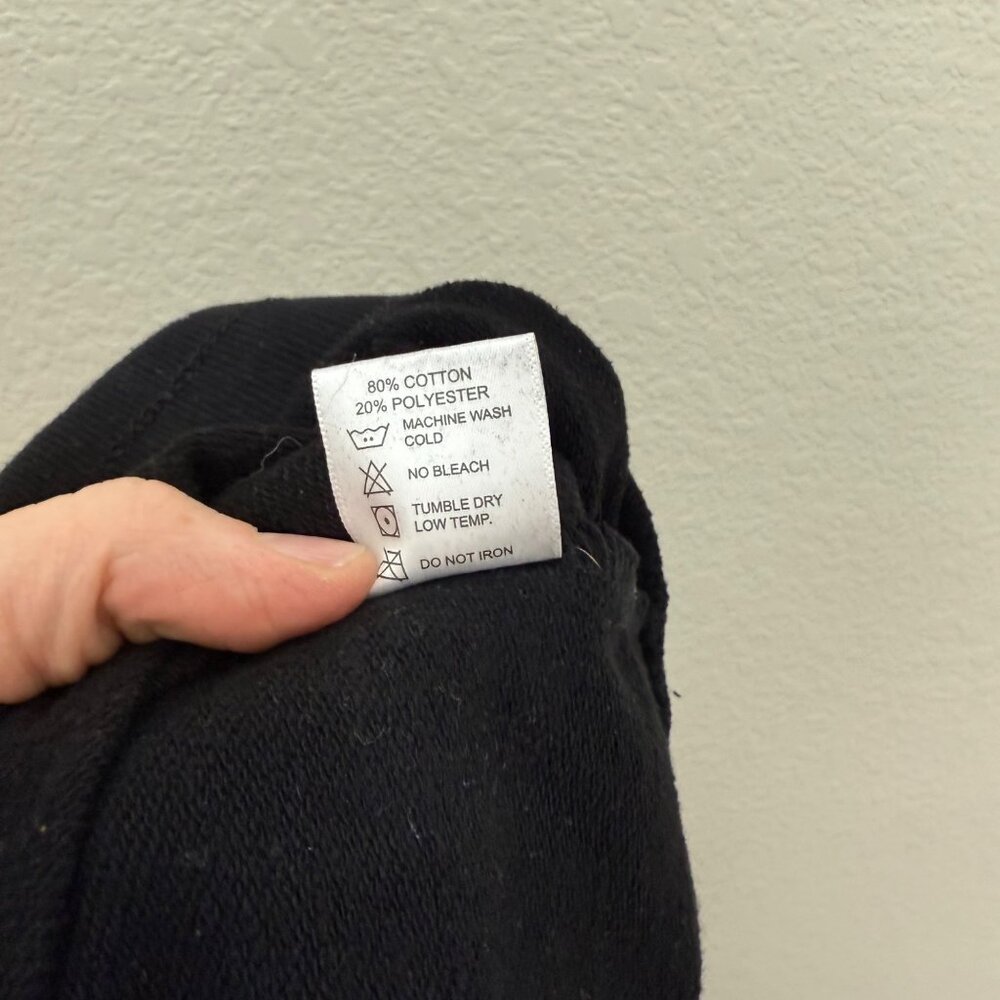 Zero Foxtrot Black Pull On Drawstring Waist Sweat… - image 6